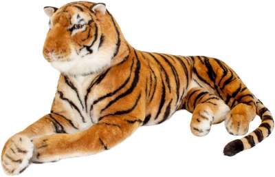 Plüschtier Tiger – Weiches Kuscheltier, 13 Cm, Braun, Perfekt Als Geschenk Oder Dekoration