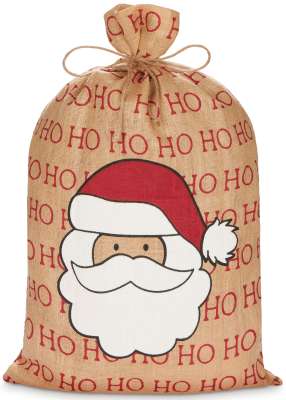 Weihnachtsmann-Sack Mit Kordelzug - Merry Christmas Aufdruck, 76x91 Cm, Für Geschenke & Kostüm