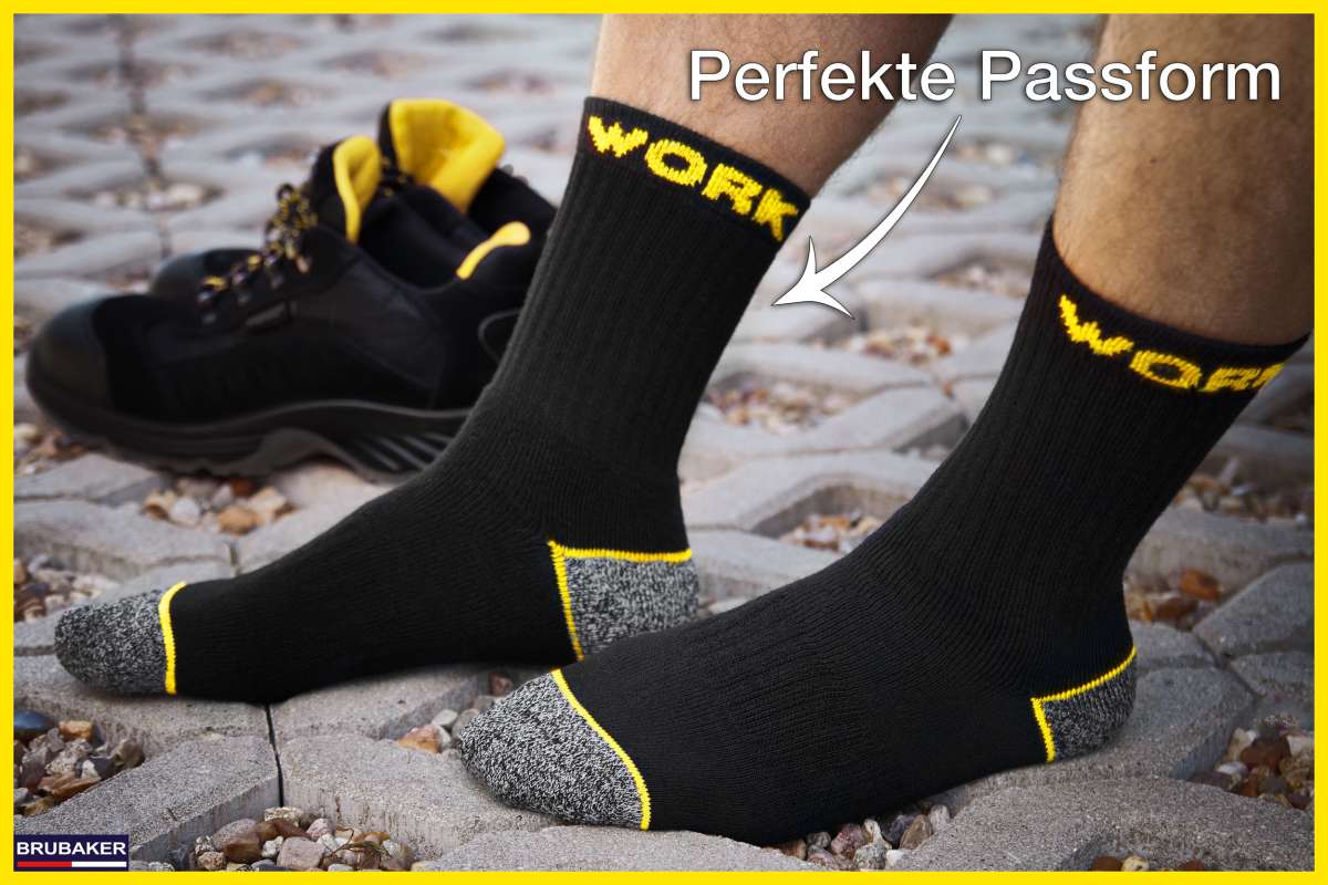 10 | 20 Paar kurze Arbeitssocken Herren Socken Baumwolle WORK