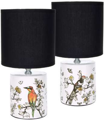Giraffen Tischlampe Aus Keramik – Afrika-Design Mit Stoffschirm, 51,5 Cm Hoch