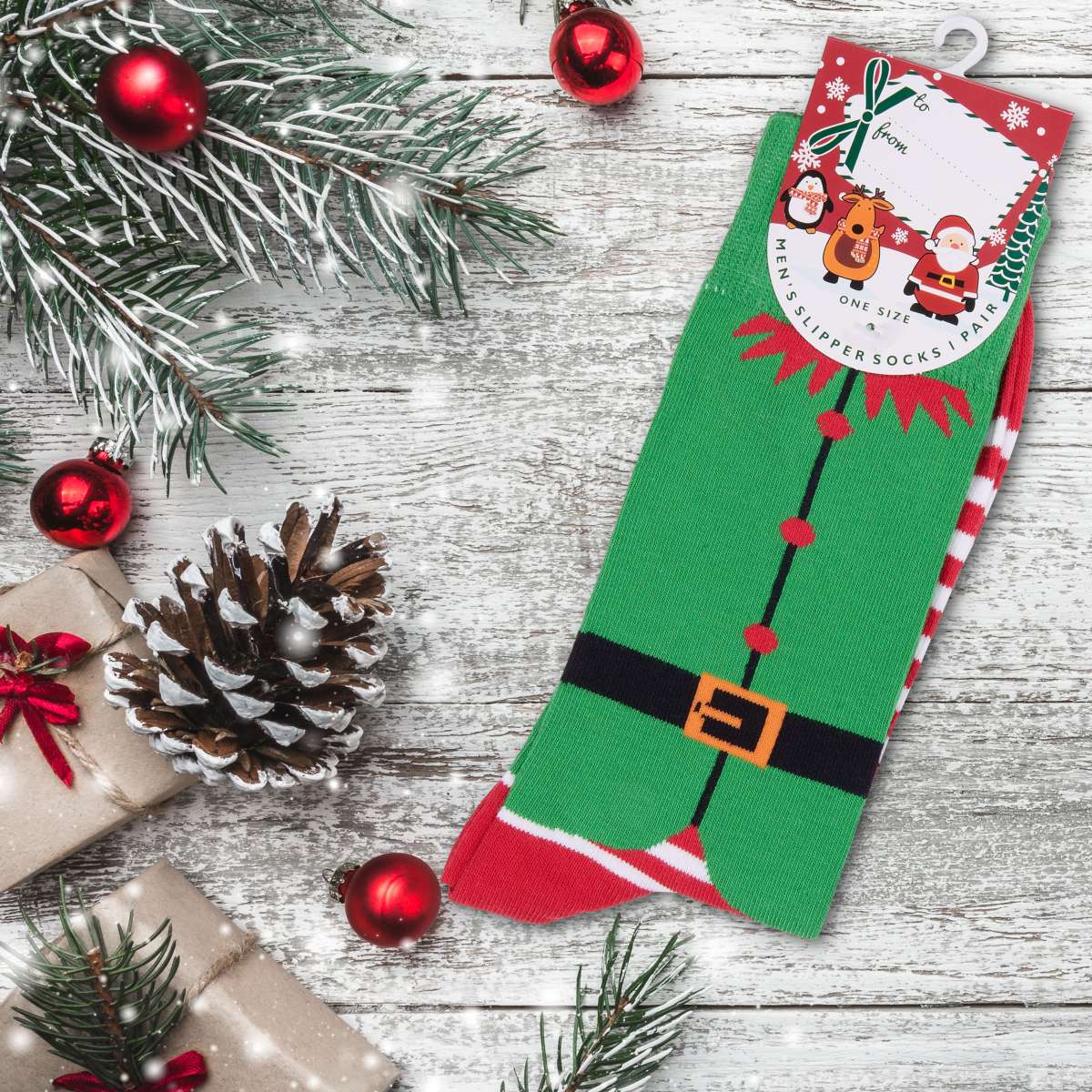 Weri Spezials Weihnachtssocken Für Herren – Aus Baumwolle, Mit Lustigen Motiven, Öko-Tex 100