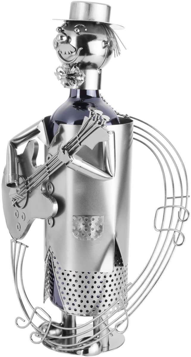 I LUV LTD Leder Flaschenhalter Clip – Keltisches Knoten-Design, Schwarz – Für Bier, Getränke & Outdoor
