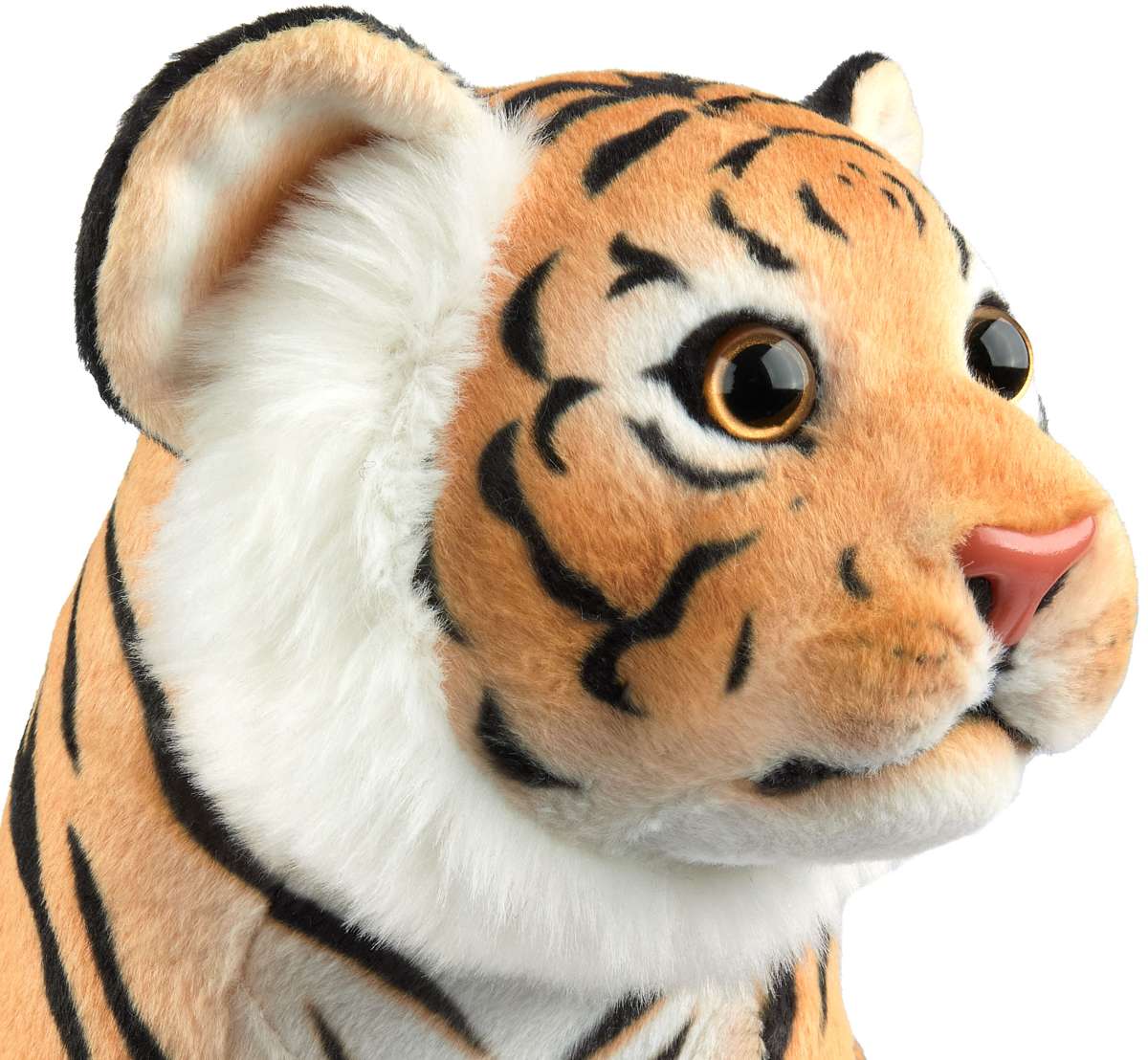 Plüschtier Tiger – Weiches Kuscheltier, 13 Cm, Braun, Perfekt Als Geschenk Oder Dekoration